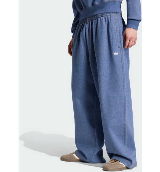 
ADIDAS ORIGINALS, 
Adidas Originals Trefoil Essentials Melange Baggy Byxor Med Raka Benslut, 
Detail 1
