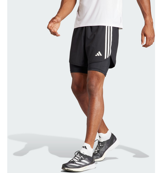 
ADIDAS, 
Adidas Own The Run 3-stripes 2-in-1 Shorts, 
Detail 1
