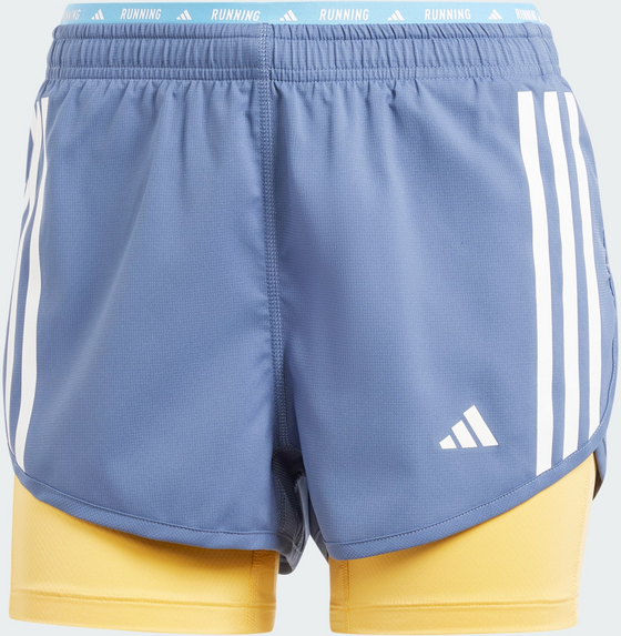 ADIDAS, Adidas Own The Run 3-stripes 2-in-1 Shorts