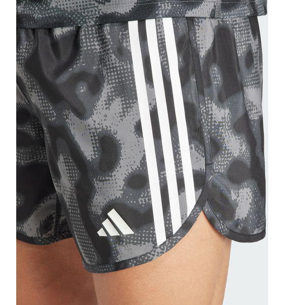 ADIDAS, Adidas Own The Run 3-stripes Allover Print Shorts