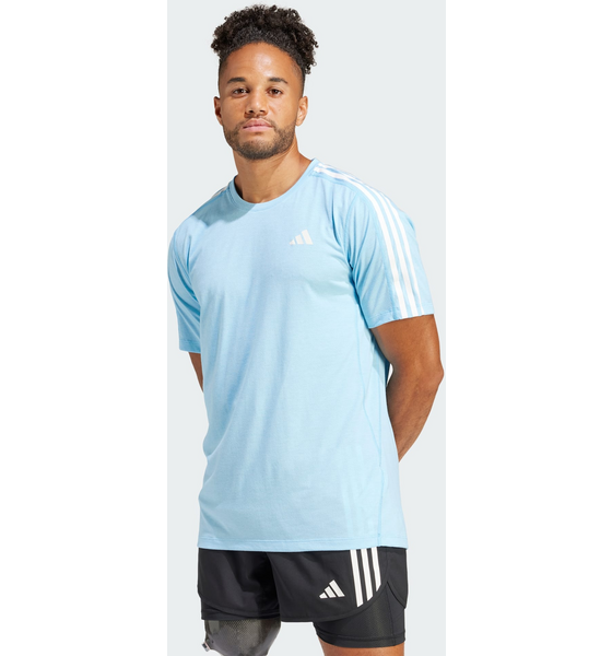 Adidas Adidas Own The Run 3 Stripes T Shirt På 8762