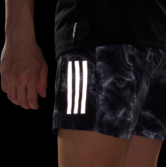 ADIDAS, Adidas Own The Run Allover Print Shorts