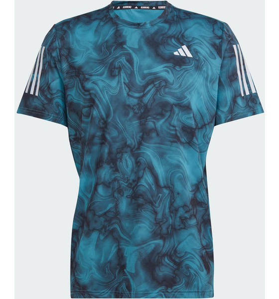 ADIDAS, Adidas Own The Run Allover Print T-shirt