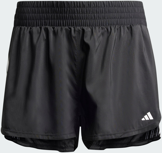 ADIDAS, Adidas Pacer Training 3-stripes Woven High-rise Shorts (plus Size)