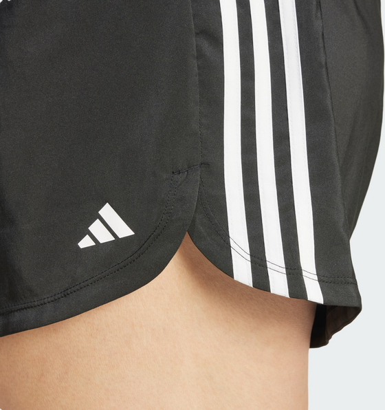 ADIDAS, Adidas Pacer Training 3-stripes Woven High-rise Shorts (plus Size)