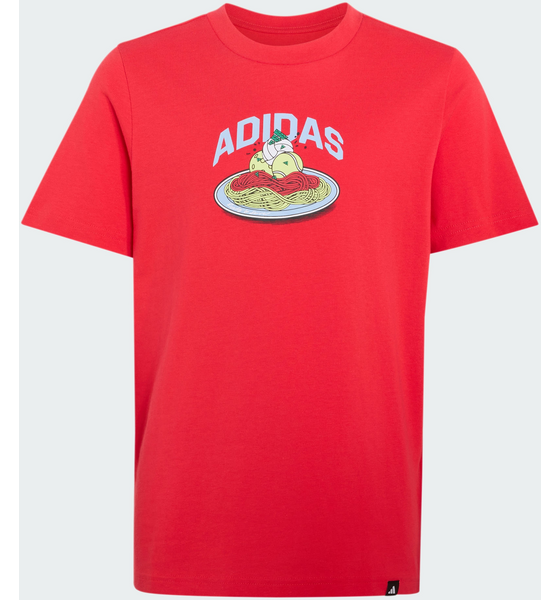 
ADIDAS, 
Adidas Pasta T-shirt Med Grafik F&ouml;r Juniorer, 
Detail 1
