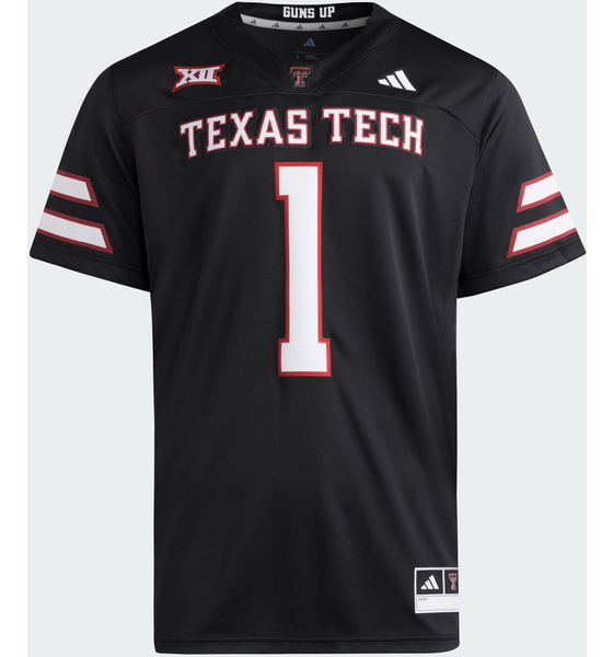 
ADIDAS, 
Adidas Premier Texas Tech Alternate Tr&ouml;ja, 
Detail 1
