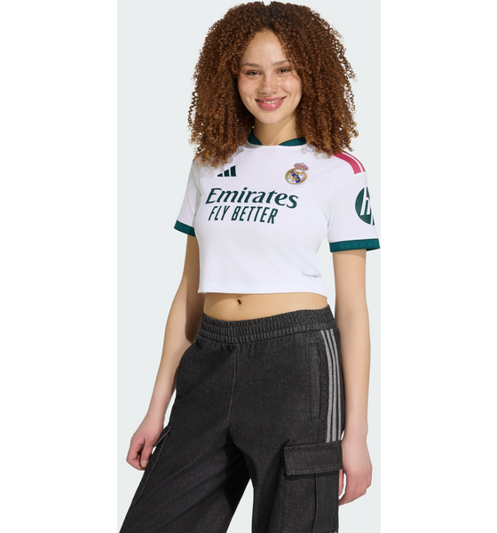 
ADIDAS, 
Adidas Real Madrid 26/27 Hemmatr&ouml;ja I Crop-modell, 
Detail 1
