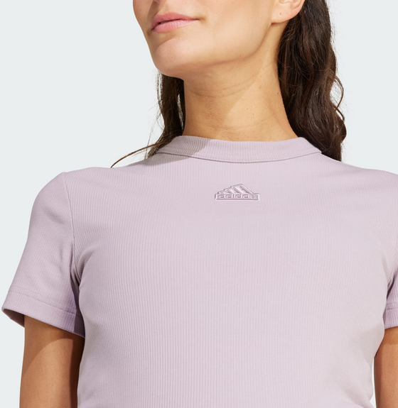 ADIDAS, Adidas Ribbed Fitted T-shirt (maternity)