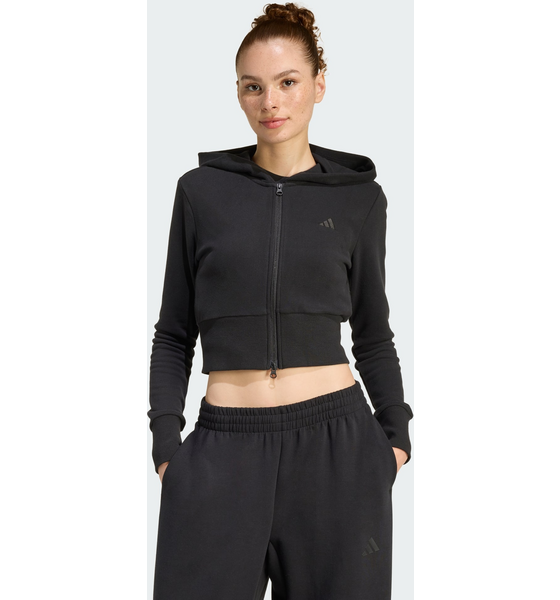 
ADIDAS, 
Adidas Säsongens Måste-ha French Terry-tröja Med Hel Dragkedja, 
Detail 1
