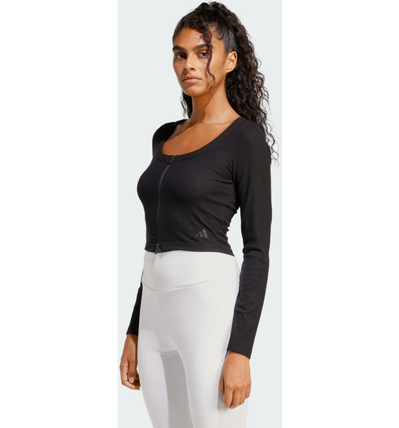 
ADIDAS, 
Adidas Seasonal Essentials Cardigan Med Ribbning, 
Detail 1
