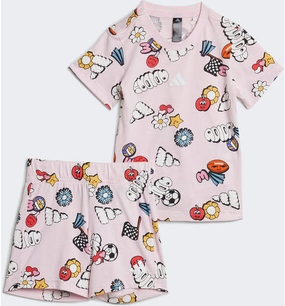 
ADIDAS, 
Adidas Seasonal Essentials Fun Allover Print Set Barn, 
Detail 1
