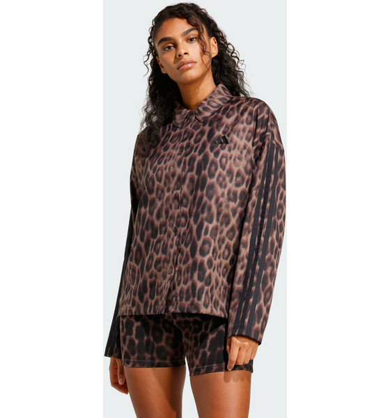 
ADIDAS, 
Adidas Seasonal Essentials Leopard Print Woven &Ouml;verskjorta Med 3-stripes, 
Detail 1
