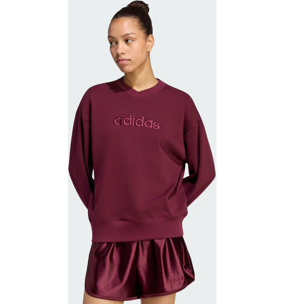 
ADIDAS, 
Adidas Seasonal Essentials Satin V-ringad Sweatshirt, 
Detail 1
