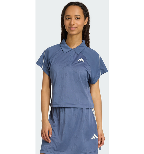 
ADIDAS, 
Adidas Stadium 3-stripes Tennis Inspired Jacquard Polo Tee, 
Detail 1
