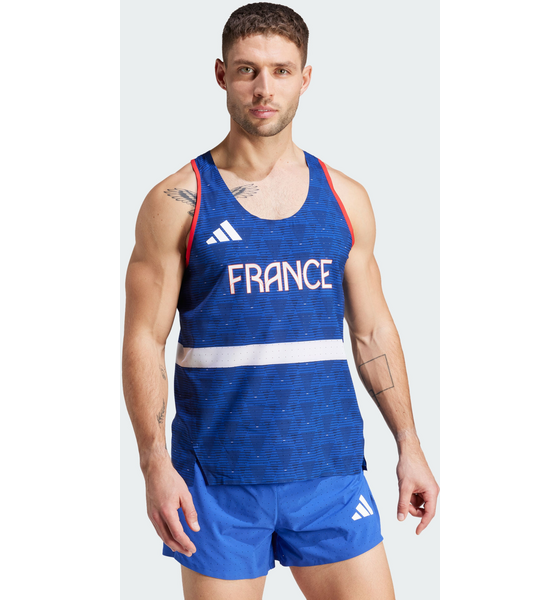 
ADIDAS, 
Adidas Team France Athletisme Linne Men, 
Detail 1
