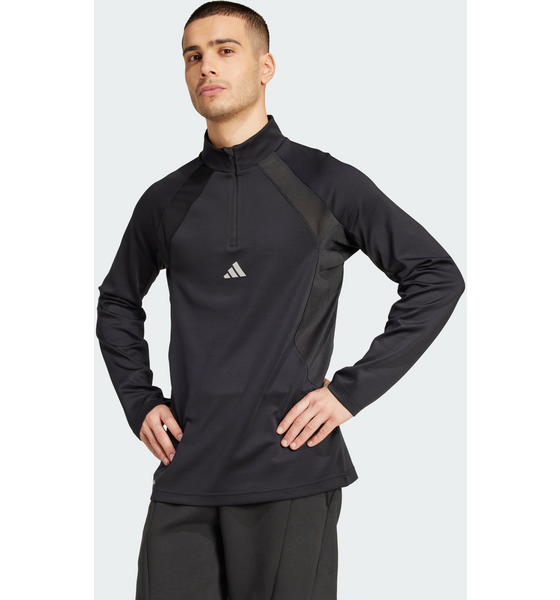 948757101106 ADIDAS Adidas Tech Apparel 1/4 Zip  Model01 Detail