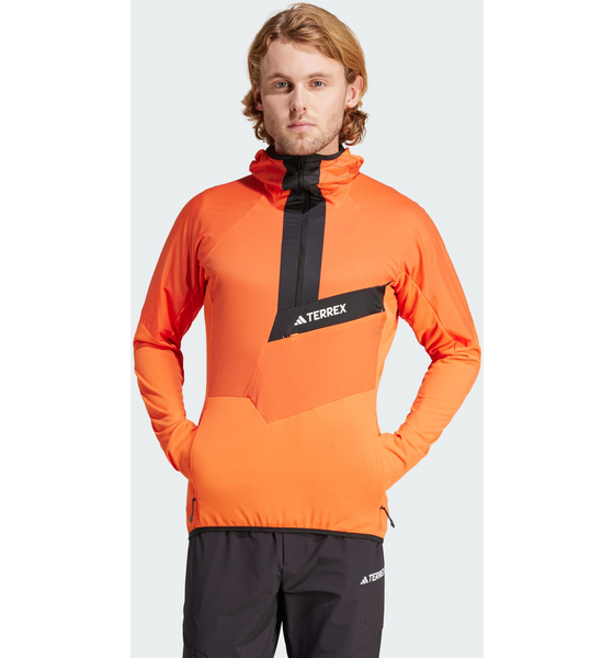 
ADIDAS, 
Adidas Techrock Ultralight 1/2-zip Hooded Fleece Jacket, 
Detail 1
