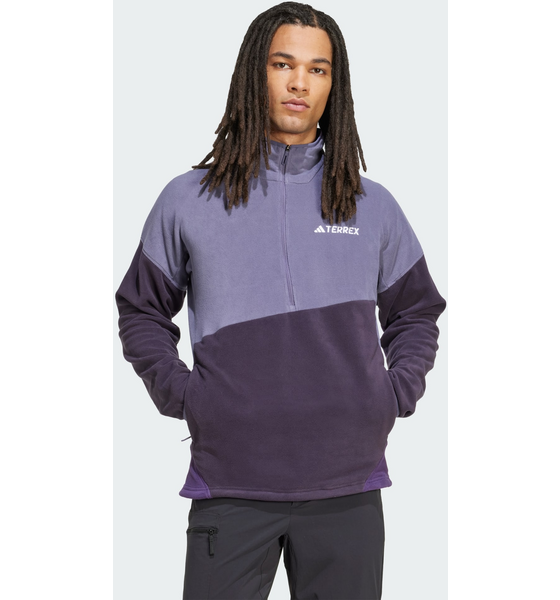 939583105101 ADIDAS Adidas Terrex Multi Climawarm Fleece Anorak  Model01 Detail