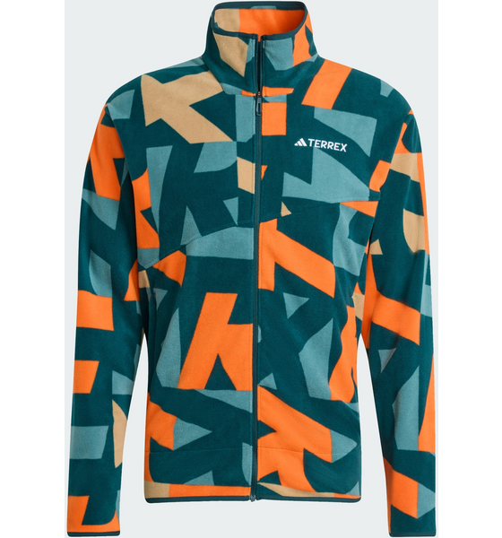 929597106101 ADIDAS Adidas Terrex Multi Printed Full-zip Fleece Jacka  Standard Detail