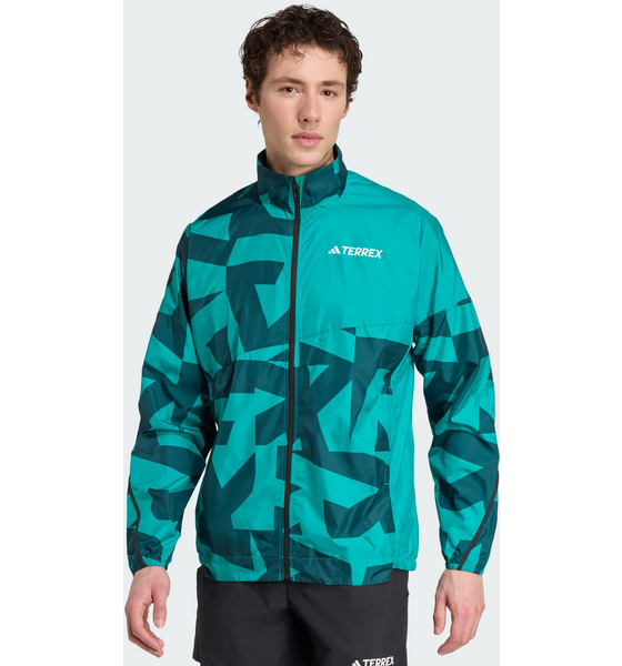 944421102101 ADIDAS Adidas Terrex Multi Printed Vindjacka  Model01 Detail