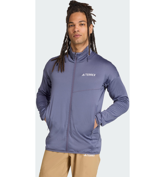 942001103101 ADIDAS Adidas Terrex Xperior Climawarm Light Fleece Jacka  Model01 Detail