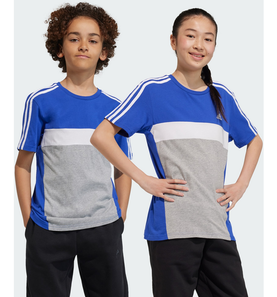 
ADIDAS, 
Adidas Tiberio 3-stripes Colorblock Cotton T-shirt Barn, 
Detail 1
