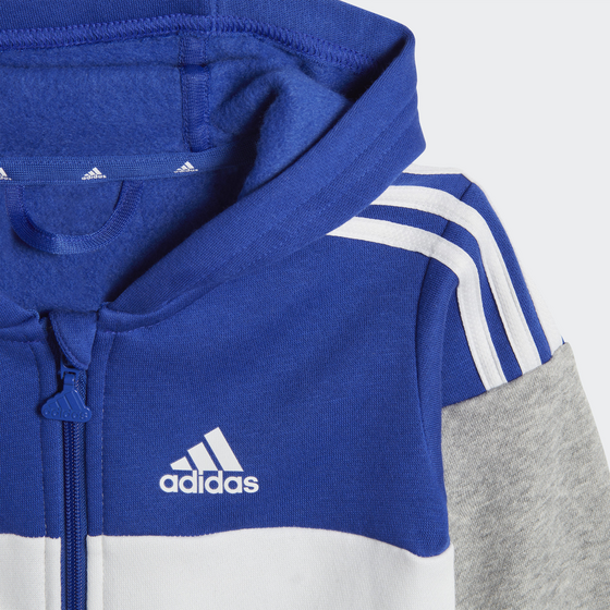 ADIDAS Adidas Tiberio 3-stripes Colorblock Fleece Tracksuit Barn på | Sweatshirts