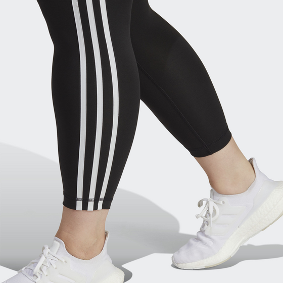 ADIDAS, Adidas Train Essentials 3-stripes High-waisted 7/8 Leggings (plus Size)
