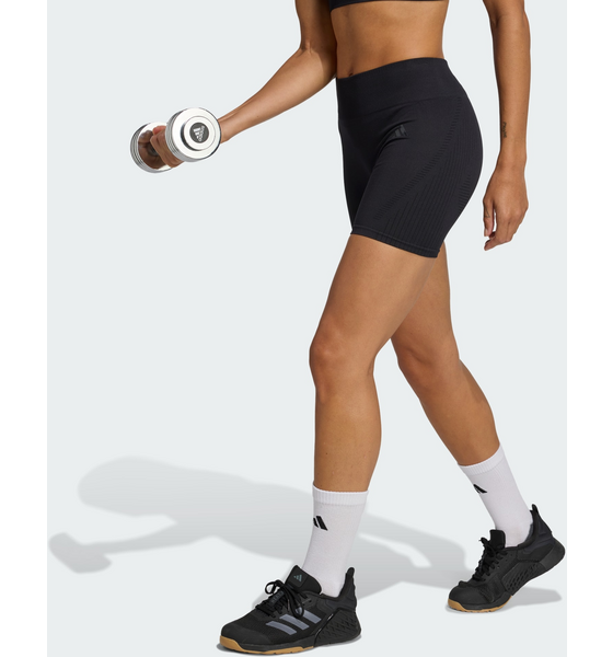 949202101101 ADIDAS Adidas Workout Essentials 4-tums Stickade Leggings  Model01 Detail