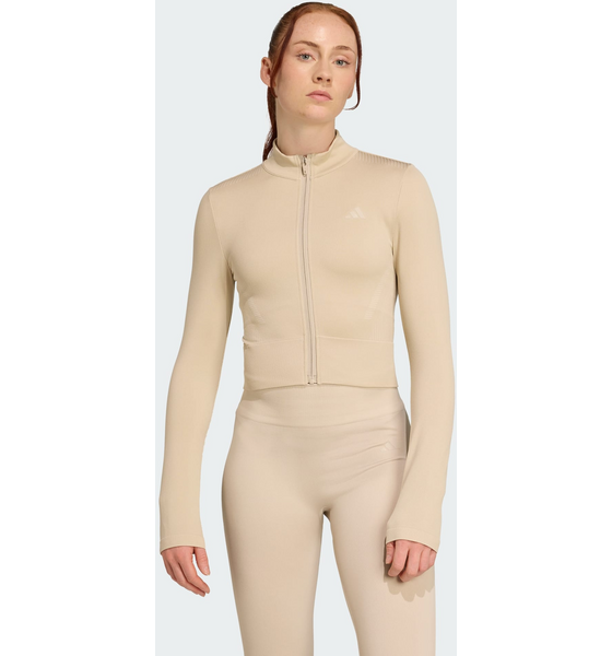 
ADIDAS, 
Adidas Workout Essentials Stickad Jacka Med Hel Dragkedja, 
Detail 1
