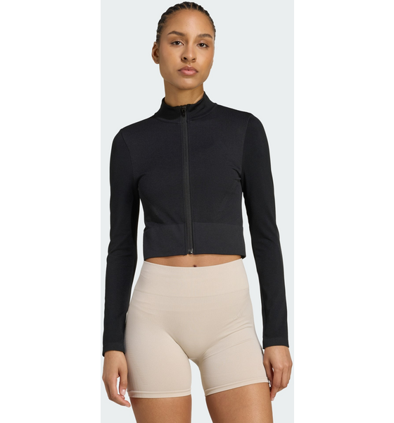 
ADIDAS, 
Adidas Workout Essentials Stickad Jacka Med Hel Dragkedja, 
Detail 1
