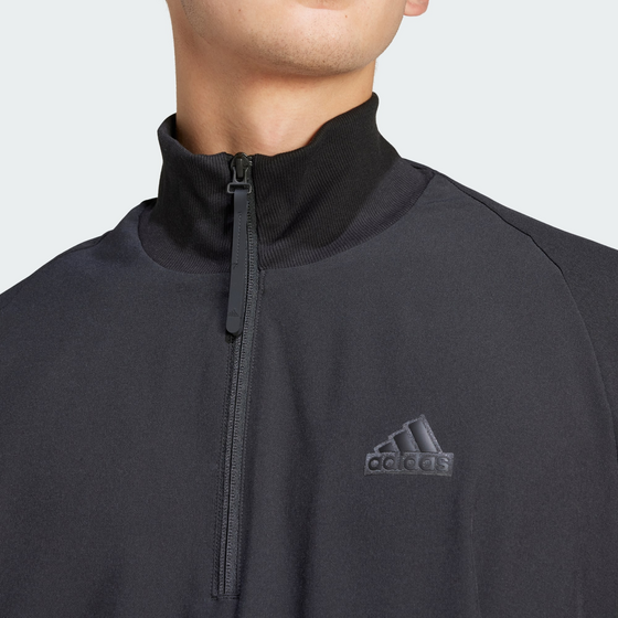 ADIDAS, Adidas Z.n.e. Woven Quarter-zip Sweatshirt