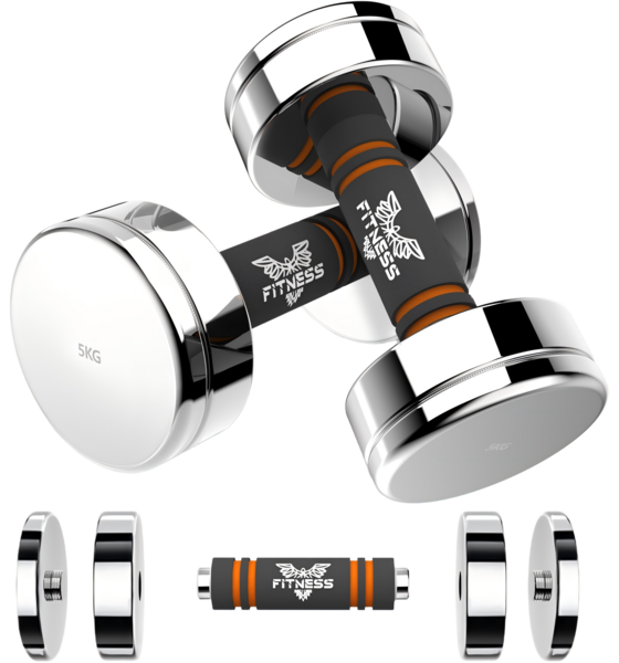 
HOMEFITNESSCODE, 
Adjustable Dumbbells 2x5kg &ndash; Compact Home Weight Set, 
Detail 1
