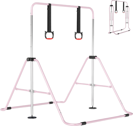 
NORTHIX, 
Adjustable Gymnastics Bar For Kids, Pink, 4 Heights, 
Detail 1
