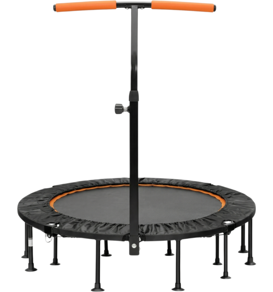 
NORTHIX, 
Adjustable Handle Mini Trampoline, Foldable, 117cm, Orange, 
Detail 1

