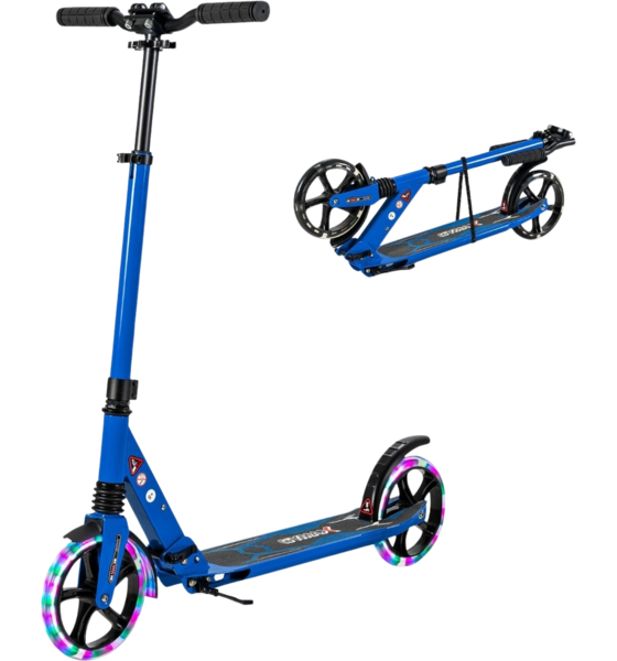 
NORTHIX, 
Adjustable Kids Scooter With Led Wheels, Foldable, Blue, 
Detail 1
