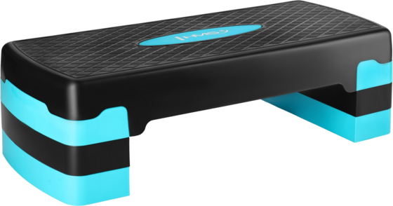 
NORTHIX, 
Aerobic Step Platform, Black-mint, Adjustable Height, 
Detail 1
