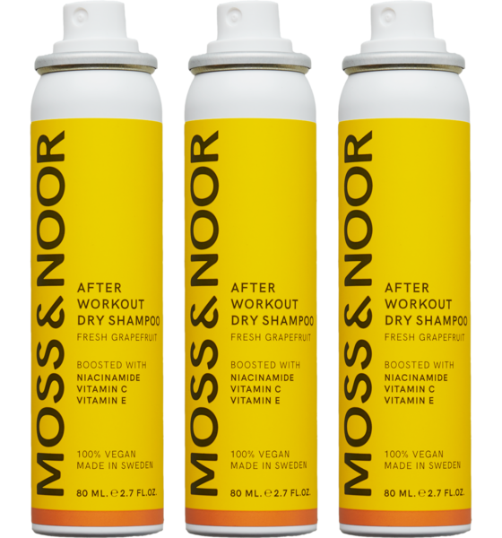 
MOSS & NOOR, 
After Workout Dry Shampoo 3 Pack, 
Detail 1
