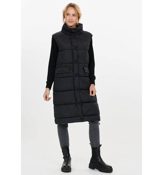 952327101101 WHISTLER Amaretto Quilted Vest  Model01 Detail
