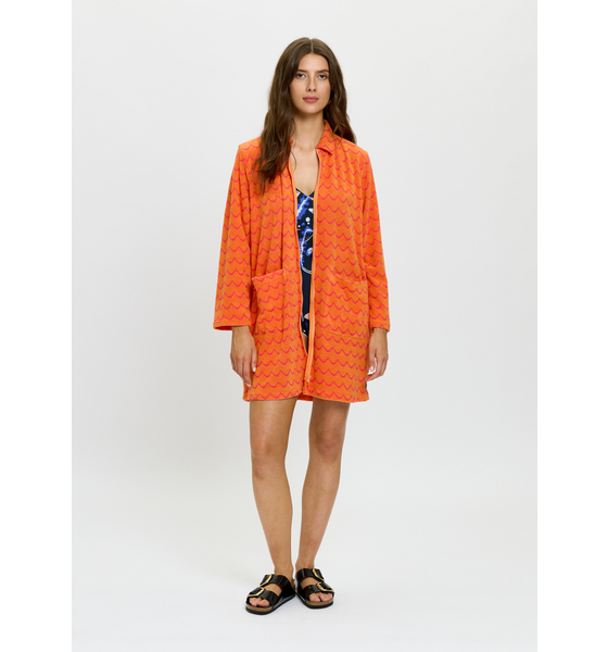 
EMMAMALENA, 
Archipelago Robe Orange/pink Wave, 
Detail 1
