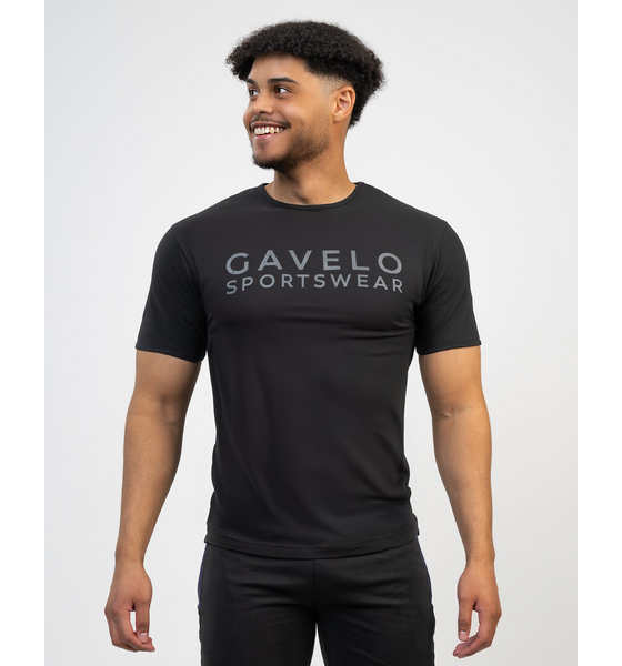 
GAVELO, 
Athleisure T-shirt Black, 
Detail 1
