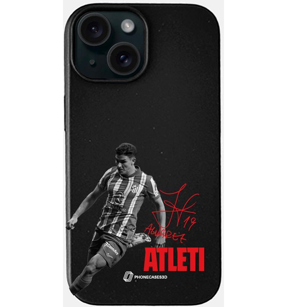 
PHONECASES3D, 
Atletico Madrid Official Compostable Phone Case J.alvarez Signature Red, 
Detail 1
