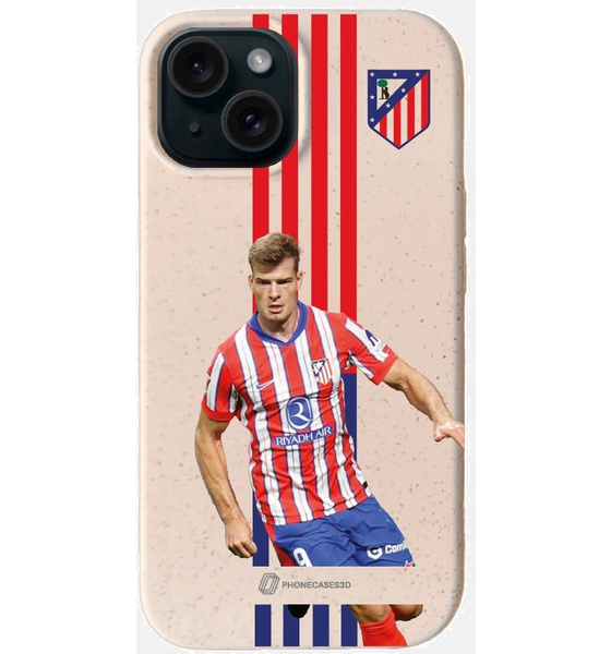 
PHONECASES3D, 
Atletico Madrid Official Compostable Phone Case S&oslash;rloth, 
Detail 1
