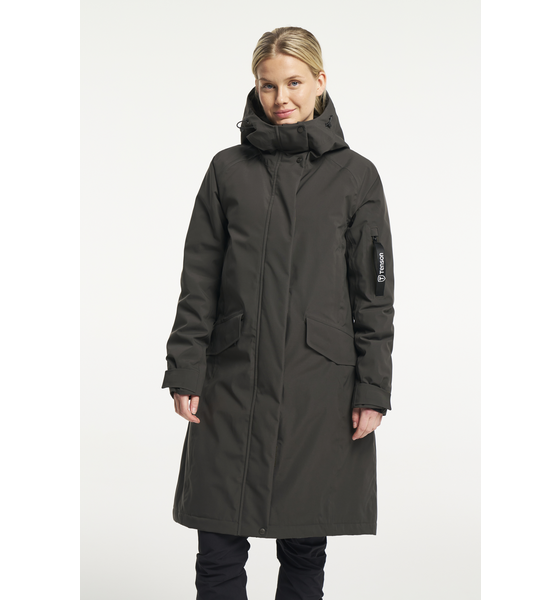 956492102101 TENSON Aurora Parka Women  Model01 Detail