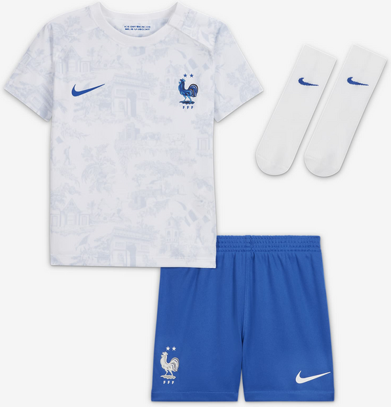 
NIKE, 
Baby/toddler Football Kit France 2022/23 Away, 
Detail 1
