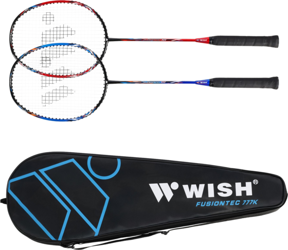 
NORTHIX, 
Badminton Racket Set &ndash; 2 Rackets, Shuttlecocks Included, 
Detail 1
