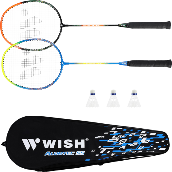 
NORTHIX, 
Badminton Racket Set With 3 Shuttlecocks, 
Detail 1
