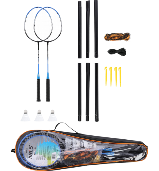
NORTHIX, 
Badminton Set &ndash; 2 Rackets, 3 Shuttlecocks, Mesh Cover, 
Detail 1
