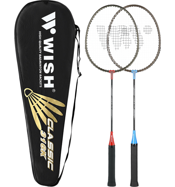 
NORTHIX, 
Badminton Set &ndash; 2 Rackets, Shuttlecocks Included, 
Detail 1
